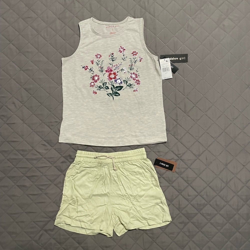 Madden Girl Tank and Shorts 2 Piece Set - Various Sizes